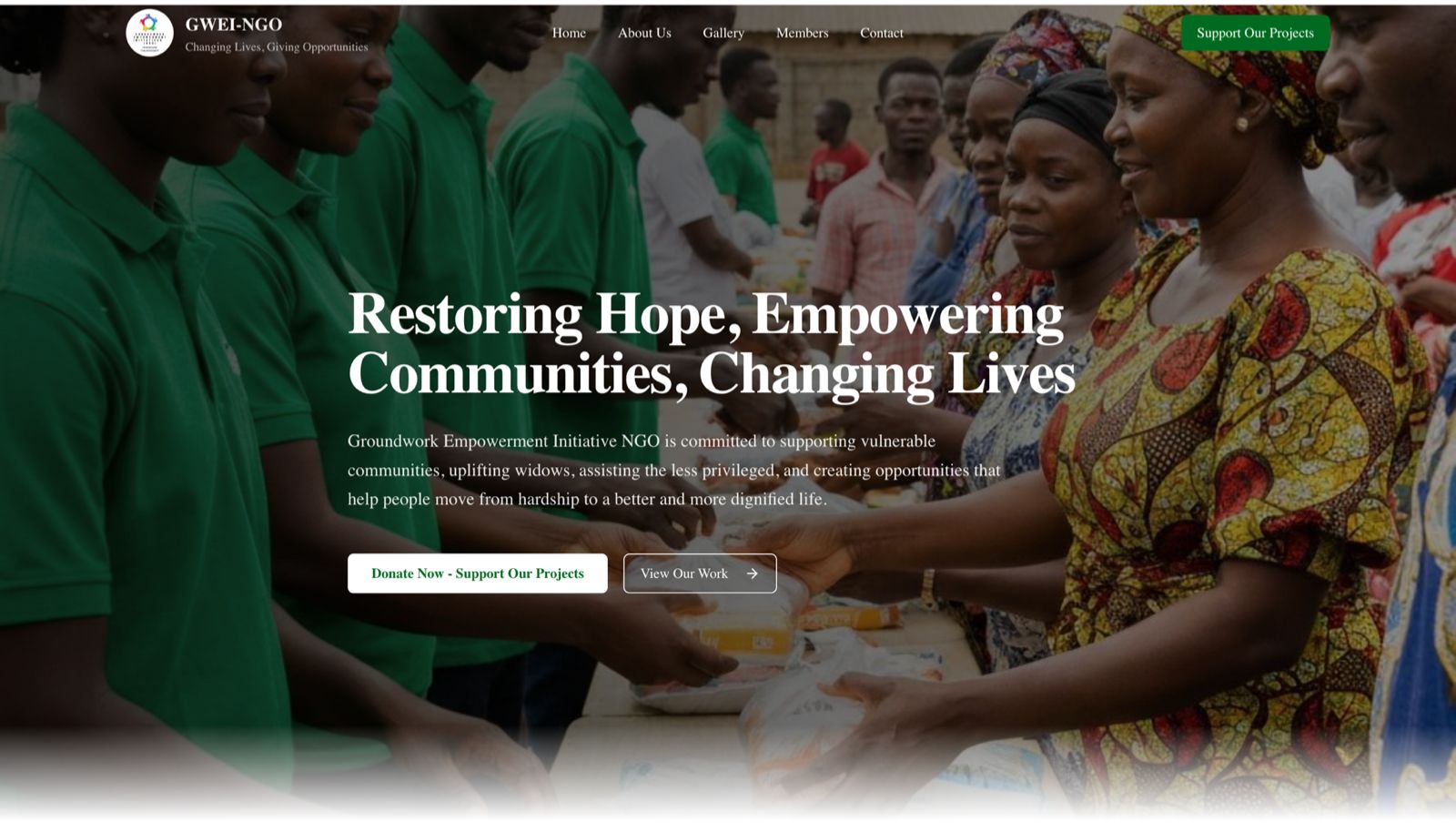 Groundwork Empowerment Initiative NGO
